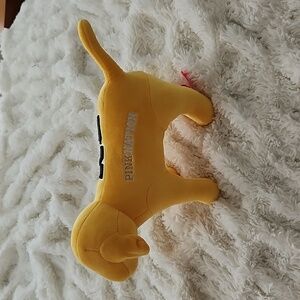 Victoria secret Pink Nation medium dog plush yellow